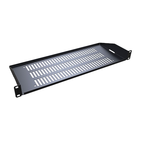 Hammond 1U 7D VENTED RACK SHELF RASV190107UBK1